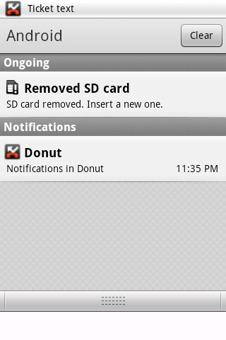 Notifications in Donut 1.6